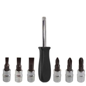 مجموعه 7 عددی پیچ گوشتی بکسی و سری پیچگوشتی  مدل dr 3001 سایز 1.4 میلی متر